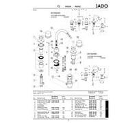 Ideal Standard aérateur JADO complet, Inox H960918GN
