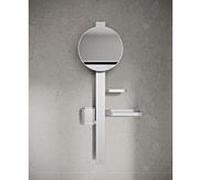 Ideal Standard Alu+ Beauty Bar S700 BD589SI avec Étagères et Miroir 200mm Argent