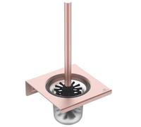Ideal Standard ALU+ - Brosse WC murale avec support, verre mat/Rose BD593RO