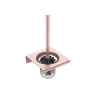 Ideal Standard ALU+ - Brosse WC murale avec support, verre mat/Rose BD593RO