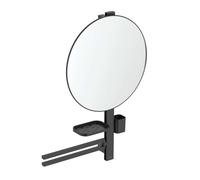 Ideal Standard Miroir ALU+ BD587XG avec porte-serviettes, tablette et gobelet, noir soie