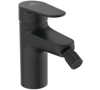 Ideal Standard ALU+ - Mitigeur de bidet avec bonde ClickClack, BlueStart, noir soyeux BE132XG