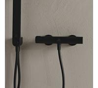 Ideal Standard - Thermostat de douche Alu+ BD582XG apparent noir satiné