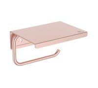 Ideal Standard ALU+ - Porte-papier toilette avec étagère, Rose BD592RO