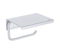 Ideal Standard ALU+ - Porte-papier toilette avec étagère, silver BD592SI
