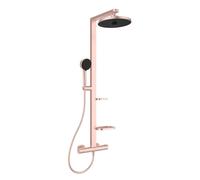 Ideal Standard ALU+ - Set de douche avec thermostat, diamètre 26 cm, 2 jets, rosé BD583RO
