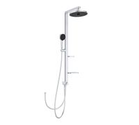 Ideal Standard ALU+ - Set de douche sans mitigeur, diamètre 26 cm, 2 jets, argenté BD585SI