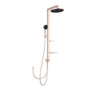 Ideal Standard ALU+ - Set de douche sans mitigeur, diamètre 26 cm, 2 jets, rosé BD585RO