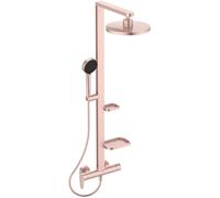 Ideal Standard Alu+ Système de douche avec robinetterie de douche monocommande apparente, BD584RO