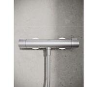 Ideal Standard ALU+ - Mitigeur thermostatique de douche, argenté BD582SI