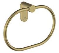 Ideal Standard Anneau porte-serviettes Conca T4503A2 rond, or brossé