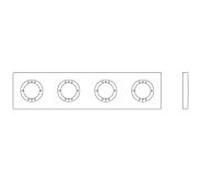 Ideal Standard Archimodule Ideal Standard 4 trous A1507AA 83 x 332 mm, chromée