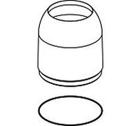 Ideal Standard avec joint torique, B960229AA, B960229AA chromé