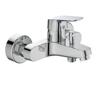 Ideal Standard B1721AA Baignoire Ceraflex | Mitigeur monocommande pour Montage raccords en S et Levier en métal | Chrome, Cartouche à clic, en 817, AP, DN15, saillie 118-127 mm