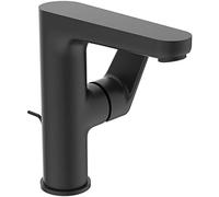 Ideal Standard BC703XG Mitigeur de lavabo Cerafine O BlueStart avec bonde à tirette Noir Design moderne et élégant