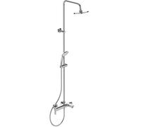 Ideal Standard Cerafine O Colonne de douche en applique avec bec déverseur, Mitigeur monocommande, BC749AA,