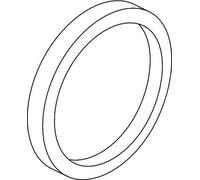 Ideal Standard - Cadre d'écartement rond, diamètre 163 mm, rosace 163 mm incluse - pour robinets de baignoire thermostatiques encastrés avec rosace 157 mm - pour montage plat (20 mm), chrome A962485AA