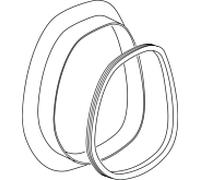 Ideal Standard cadre d'étanchéité cpl. A963510NU