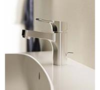 Ideal Standard Cerabase H80 mitigeur lavabo BC828AA chromé , projection 106mm, avec garniture de vidage
