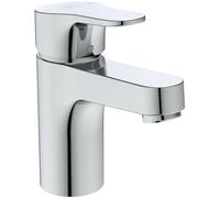 Ideal Standard Cerabase H60 mitigeur lavabo BD395AA chromé , avec garniture de vidange en métal, projection 106mm, Bluestart