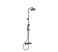 Ideal Standard Cerafine kit baignoire-douche mural avec douche pluie noir BC749XG