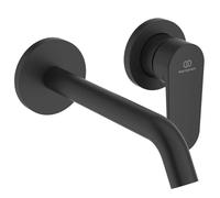 Ideal Standard Cerafine Nuovo - Mitigeur de lavabo encastré, 2 trous, noir soyeux BD776XG