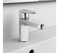 Ideal Standard Mitigeur de lavabo sur pied Cerafine BC696AA chromé sans garniture de vidage H80