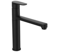 Ideal Standard Mitigeur d'évier Cerafine O BC501XG – Noir, bec haut pivotant