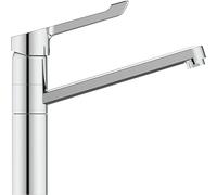 Ideal Standard CeraFlex robinet de cuisine BC137AA pivotante , levier long ergonomique 132 mm, chromé