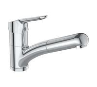 Ideal Standard CeraFlex - Mitigeur d’évier avec douchette extractible, BlueStart, chrome BC143AA