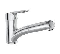 Ideal Standard CeraFlex Mitigeur de cuisine pivotant, basse pression, avec douchette extractible, BC144AA,