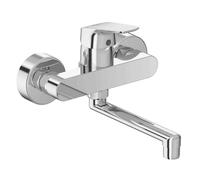 Ideal Standard Mitigeur mural pour lavabo CeraFlex B1717AA chrome bec pivotant 160 mm