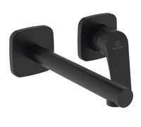 Ideal Standard Ceralife C - Mitigeur de lavabo encastré, 2 trous, noir soyeux BE057XG