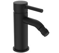 Ideal Standard Ceraline Mitigeur Bidet Noir Mat Economie d’eau Aérateur intégré Tirette et Vidage Bonde Métal BC197XG