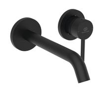 Ideal Standard Ceraline Nuovo - Mitigeur de lavabo encastré, 2 trous, noir soyeux BD764XG