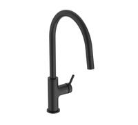Ideal Standard Ceraline Nuovo - Mitigeur d'évier avec bec extractible, noir soyeux BE268XG