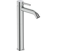 Ideal Standard Ceraline Robinetterie de lavabo monocommande, avec socle rallongé, avec vidage, BC194AA