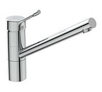 Ideal Standard Robinetterie d’évier CeraLook BC295AA BlueStart chromé bec centré saillie 230 mm