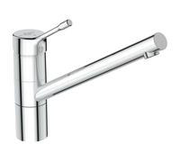Ideal Standard Robinetterie d’évier CeraLook BC295AA BlueStart chromé bec centré saillie 230 mm