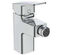 Ideal Standard CeraPlan mitigeur de bidet BD278AA saillie 94 mm, chromé, avec garniture de vidange en métal et fixation Easyfix