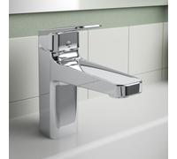 Ideal Standard CeraPlan mitigeur lavabo BD229AA saillie 124mm, chromé, valve push-open