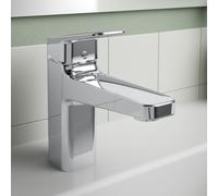Ideal Standard CeraPlan mitigeur lavabo BD224AA saillie 124mm, chromé, BlueStart sans garniture de vidange