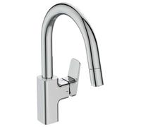 Ideal Standard - Mitigeur d'évier CeraPlan BD337AA - Bec extractible, chromé, basse pression