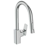 Ideal Standard CeraPlan - Mitigeur d'évier avec douchette extractible, BlueStart, chrome BD338AA