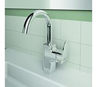 Ideal Standard CeraPlan mitigeur lavabo BD235AA avec bec haut et orientable, chromé, avec métal garniture de vidange