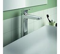 Ideal Standard CeraPlan mitigeur lavabo BD277AA projection 138mm, avec base allongée, chromé, avec fixation Easyfix