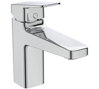 Ideal Standard Ceraplan Mitigeur Lavabo Grande pour Salle de bain Chrome Blue Start Avec Bonde & Vidage Hauteur Totale 16 cm BD228AA