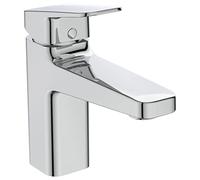 Ideal Standard Ceraplan Mitigeur Lavabo Grande pour Salle de bain Chrome Blue Start Sans Vidage Hauteur Totale 16 cm Hauteur sous Bec 9 cm BD224AA