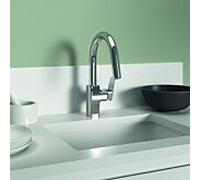 Ideal Standard Ceraplan robinet de cuisine BD337AA chromé , basse pression, avec douchette