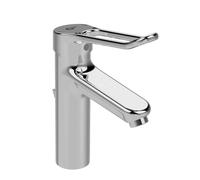 Ideal Standard CeraPlus 2 Grande mitigeur lavabo BC103AA, chromé , avec siphon en métal, avec poignée d' chromé